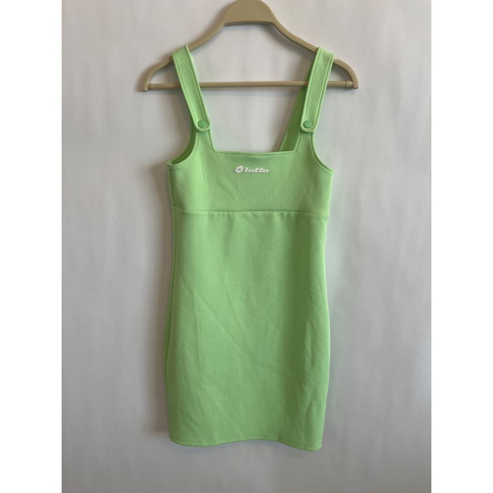 ZARA x Lotto Dress  Mini Tight Stretch Sporty Neon Bloke Athletic 90s Size M